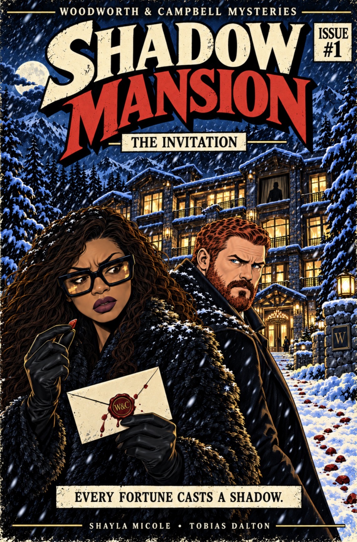 Shadow Mansion: The Invitation, Issue 1 cover